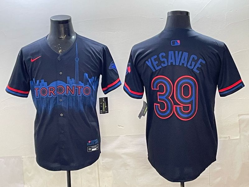 Men 2025 Toronto Blue Jays #39 Yesavage blue Game Nike MLB Jersey style 046->->